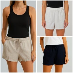 Talbots XL Shorts. 3 pairs in this set. Beige, Navy, White